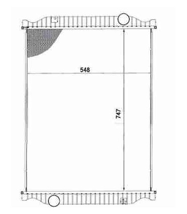 RADIATEUR EAU POUR  RENAULT RVI M 210-250