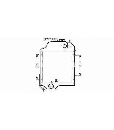 Radiateur moteur Tracteur  JOHN-DEERE 2030 