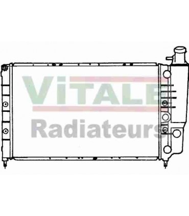 RADIATORE ACQUA PER RENAULT R21 7700773289 810938