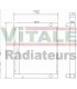  Radiateur EAU CASE CX210
