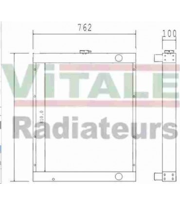  Radiateur EAU CASE CX210