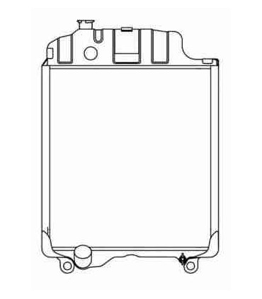  Radiateur moteur SCANIA Série P 95-04 