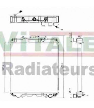 RADIATEUR EAU TAKEUCHI T130