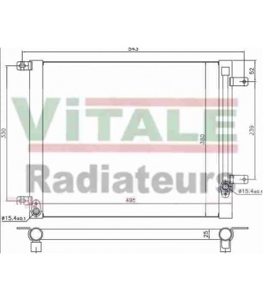 CONDENSEUR CLIM NEW HOLLAND TN65