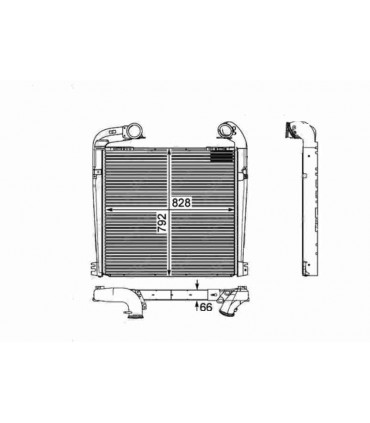  Radiateur moteur SCANIA Serie R 