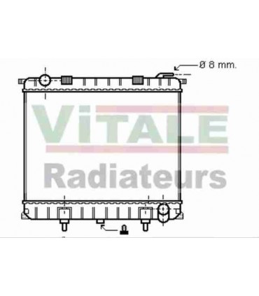  Radiateur eau pour SCANIA Série P 95-04 