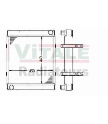 RADIATEUR EAU POUR JCB 3CX4-JCB3CX2  92300900 92301100  92301300