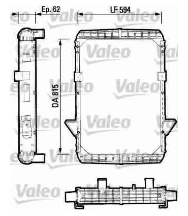  Radiateur moteur IVECO Daily 99-03 