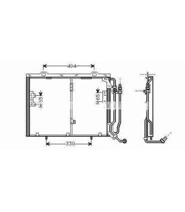 CONDENSEUR CLIMATISATION MERCEDES C SERIES 94 - CLK SERIES 97