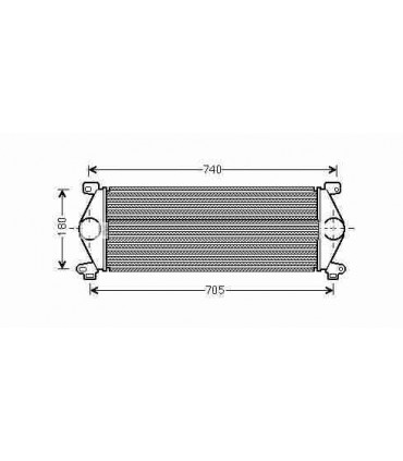 Radiateur moteur pour PEUGEOT 204