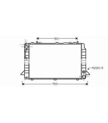  Radiateur moteur SCANIA Série P 95-04 