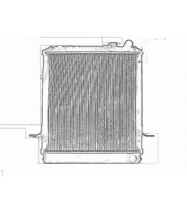  Radiateur eau pour SCANIA Série P 95-04 