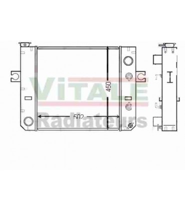  Radiateur eau pour SCANIA Série P 95-04 