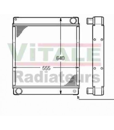  Radiateur moteur SCANIA Série P 95-04 