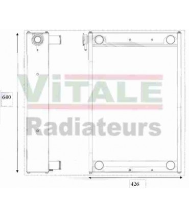  Radiateur moteur SCANIA Série P 95-04 