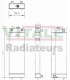  Radiateur eau pour SCANIA Série P 95-04 