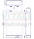  Radiateur eau pour SCANIA Série P 95-04 