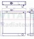  Radiateur eau pour SCANIA Série P 95-04 