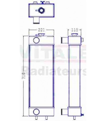 RADIATEUR EAU KOMATSU PC50