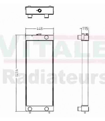  Radiateur eau pour VOLVO Fm 10