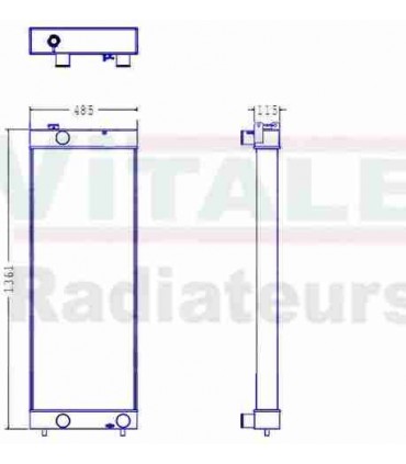  Radiateur eau pour VOLVO Fm 10