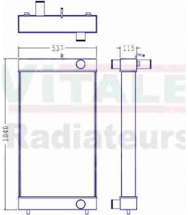  Radiateur eau pour VOLVO Fm 10