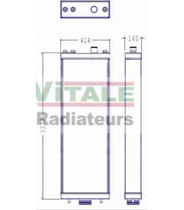  Radiateur eau pour VOLVO Fm 10