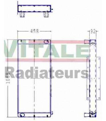  Radiateur moteur  VOLVO Fm 10