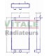 RADIATEUR EAU KOMATSU HM350-2-HM400-2