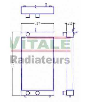  Radiateur eau pour VOLVO Fm 10