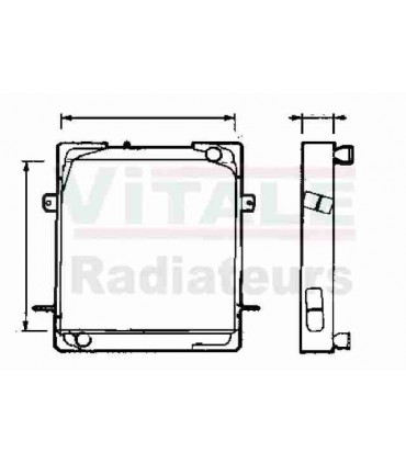  Radiateur moteur Citroën HY 