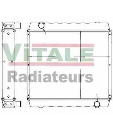 RADIATORE ACQUA PER JCB ROBOT 150-165 30915600 30919200