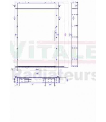 RADIATEUR EAU KOMATSU PC400-PC4000-6 -PC5500-6 