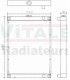  Radiateur eau pour SCANIA Série P 95-04 