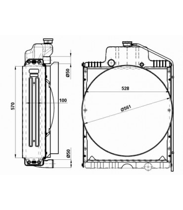 RADIATORI PER  RENAULT-AGRI  CELTIS 426-436-446-456RX  7700060776 7700060912