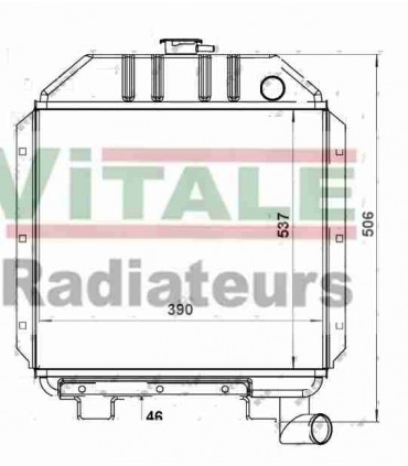  Radiateur moteur SCANIA Série P 95-04 