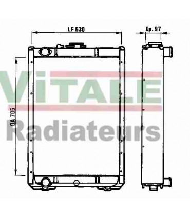  Radiateur eau pour VOLVO Fm 10