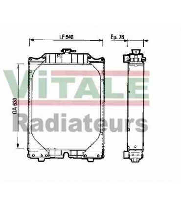  Radiateur moteur  VOLVO Fm 10