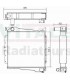 RADIATEUR EAU CATERPILLAR TH 63-82-83