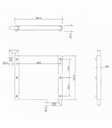  Radiateur eau pour SCANIA Série P 95-04 