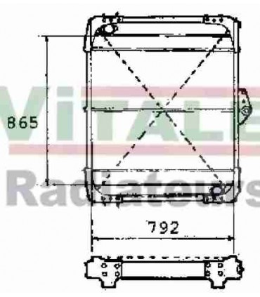 RADIATEUR EAU RENAULT RVI CBH 280-CLM 280