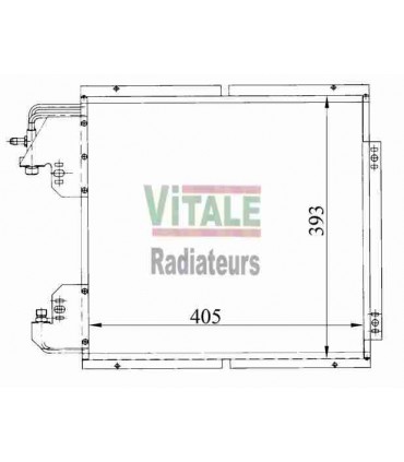 Radiateur condenseur RENAULT CLIO 90,96