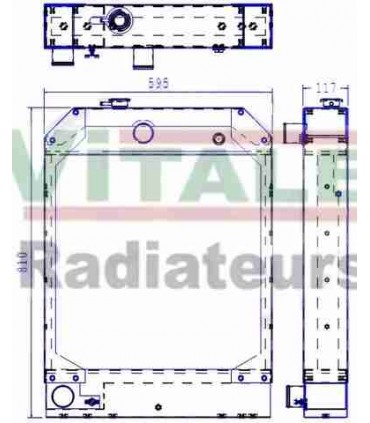  Radiateur eau pour VOLVO Fm 10