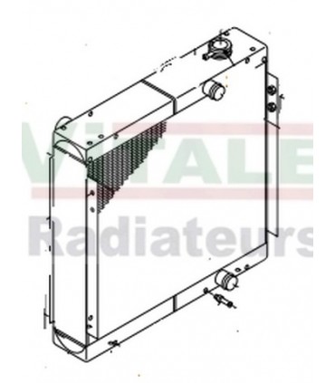  Radiateur eau pour SCANIA Série P 95-04 