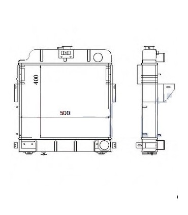  Radiateur eau pour SCANIA Série P 95-04 