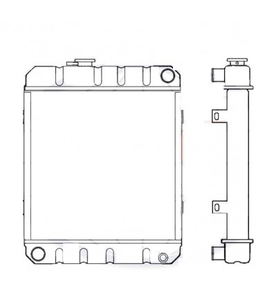  Radiateur moteur SCANIA Série P 95-04 