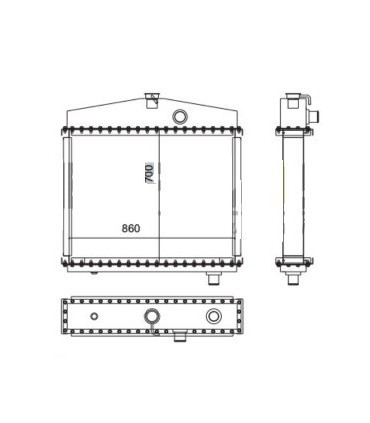 RADIATEUR EAU CHAMPION A720 - TP730