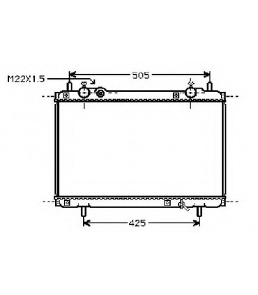  Radiateur eau pour VOLVO Fm 10