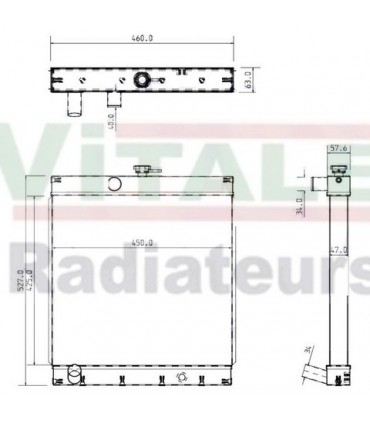 RADIATEUR CUMMINS GEN SET