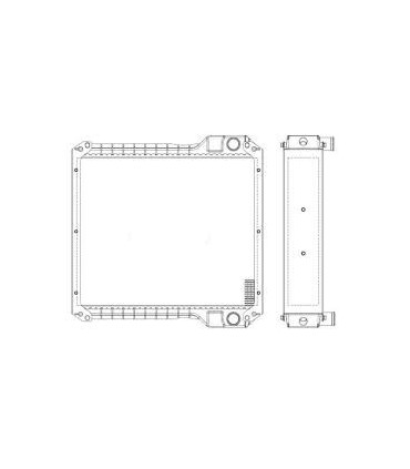  Radiateur eau pour SCANIA Série P 95-04 